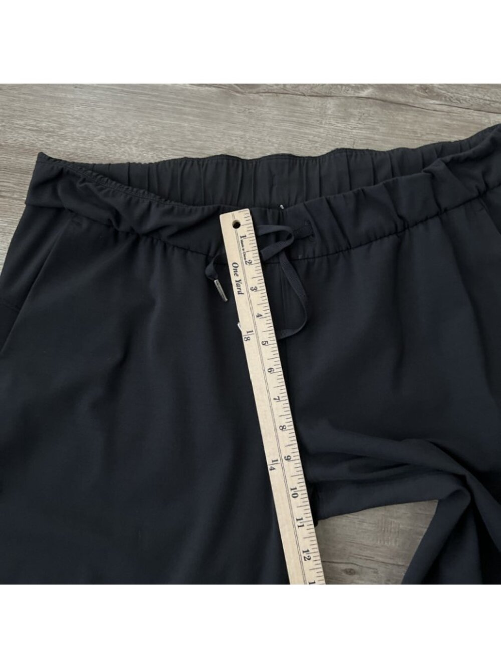 Lululemon On the Fly 7/8 Pant Womens 12 Black Hi Rise Straight Leg - Picture 8 of 15